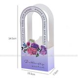 Túi vòm hoa viền chữ chuyên cắm hoa tươi, hoa sáp -  THH0134