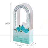 Túi vòm hoa viền chữ chuyên cắm hoa tươi, hoa sáp -  THH0134