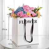 Túi giấy FLOWER hình chữ nhật dùng đựng bó hoa, đựng quà - THH0136