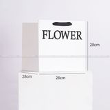 Túi giấy FLOWER hình chữ nhật dùng đựng bó hoa, đựng quà - THH0136
