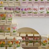 Hộp vuông nhỏ cắm hoa tươi, hoa sáp (không bao gồm hoa) - THH0137