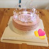 Vương miện ngọc trang trí bánh sinh nhật, trang trí bó hoa - DCB0001