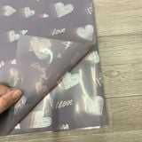 Giấy kính trái tim (xấp 20 tờ) - GIA0114