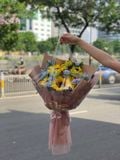 Túi tam giác trong suốt dùng đựng bó hoa - THH0145