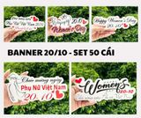 BANNER chủ đề Happy Birthday, Valentine, 8/3, 20/10, 20/11 (1 set 50) - PKK0080