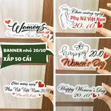 BANNER chủ đề Happy Birthday, Valentine, 8/3, 20/10, 20/11 (1 set 50) - PKK0080