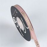 Ruy băng gân LOVE IS ETERNAL bản 1cm - RUY0045