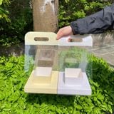 Túi mika đáy vuông có đế cắm (không kèm hoa) - THH0147