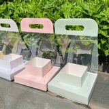 Túi mika đáy vuông có đế cắm (không kèm hoa) - THH0147