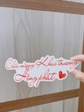 BANNER chủ đề Happy Birthday, Valentine, 8/3, 20/10, 20/11 (1 set 50) - PKK0080