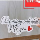 BANNER chủ đề Happy Birthday, Valentine, 8/3, 20/10, 20/11 (1 set 50) - PKK0080