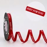 Ruy băng gân Just for you bản 1cm làm nơ đẹp - RUY0047