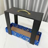 Hộp gỗ vali thang gấm cắm set qua Tết