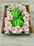 Hoa tulip Nở cao su non decor phòng chụp ảnh siêu đẹp (10 cành) - HOG0010