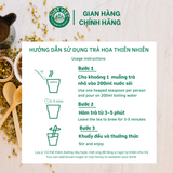  Trà Hoa Thiên Nhiên Detox Just Viet - Hoa Đậu Biếc Sấy - Thanh Lọc, Tốt Cho Sức Khỏe - Túi 20g 