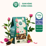  Trà Hoa Thiên Nhiên Detox Just Viet - Hoa Hồng & Trà Đen - Thanh Lọc - Tốt Cho Sức Khỏe 