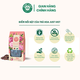  Trà Hoa Thiên Nhiên Detox Just Viet - Nụ Hoa Hồng Tây Tạng Sấy - Đẹp Từ Bên Trong - Tốt Cho Sức Khỏe - Túi 45gr 