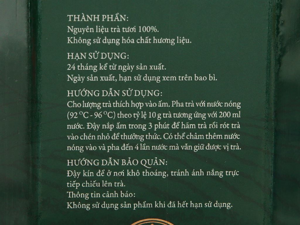  Trà ô long Cầu Tre 