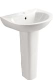 Chậu rửa treo tường chân dài JOMOO 12103-1/11P-I011