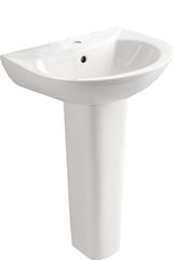 Chậu rửa treo tường chân dài JOMOO 12103-1/11P-I011
