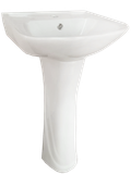 Chậu rửa treo tường chân dài JOMOO 12489-1/11P-I011
