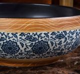 Lavabo gốm mỹ thuật LS21