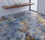 Đá nung kết màu xanh lam vân đá 6015