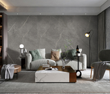 Đá nung kết khổ lớn màu xám vân đá New Armani Dark Grey