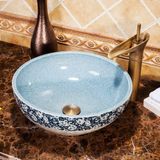 Lavabo gốm mỹ thuật LS17