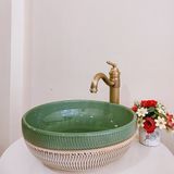 Lavabo gốm mỹ thuật LS20