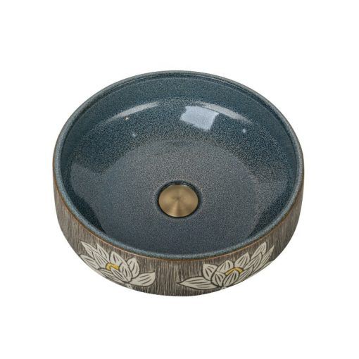 Lavabo gốm mỹ thuật LS06