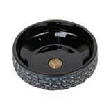 Lavabo gốm mỹ thuật LS07