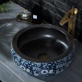 Lavabo gốm mỹ thuật LS23