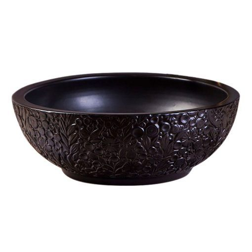 Lavabo gốm mỹ thuật LS12