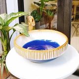 Lavabo gốm mỹ thuật LS10
