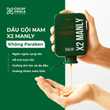 Dầu gội ngăn ngừa rụng tóc dành cho Nam X2 Manly