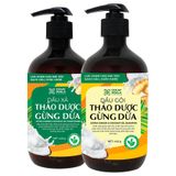 DẦU GỘI XẢ THẢO DƯỢC GỪNG DỪA