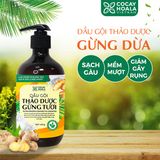 DẦU GỘI THẢO DƯỢC GỪNG DỪA HỮU CƠ - LÀM SẠCH GÀU HIỆU QUẢ