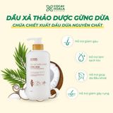 Gội Xả thảo dược Gừng Dừa 650g