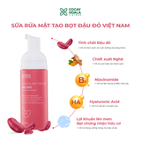 Sữa rửa mặt tạo bọt Đậu đỏ Việt Nam 150g