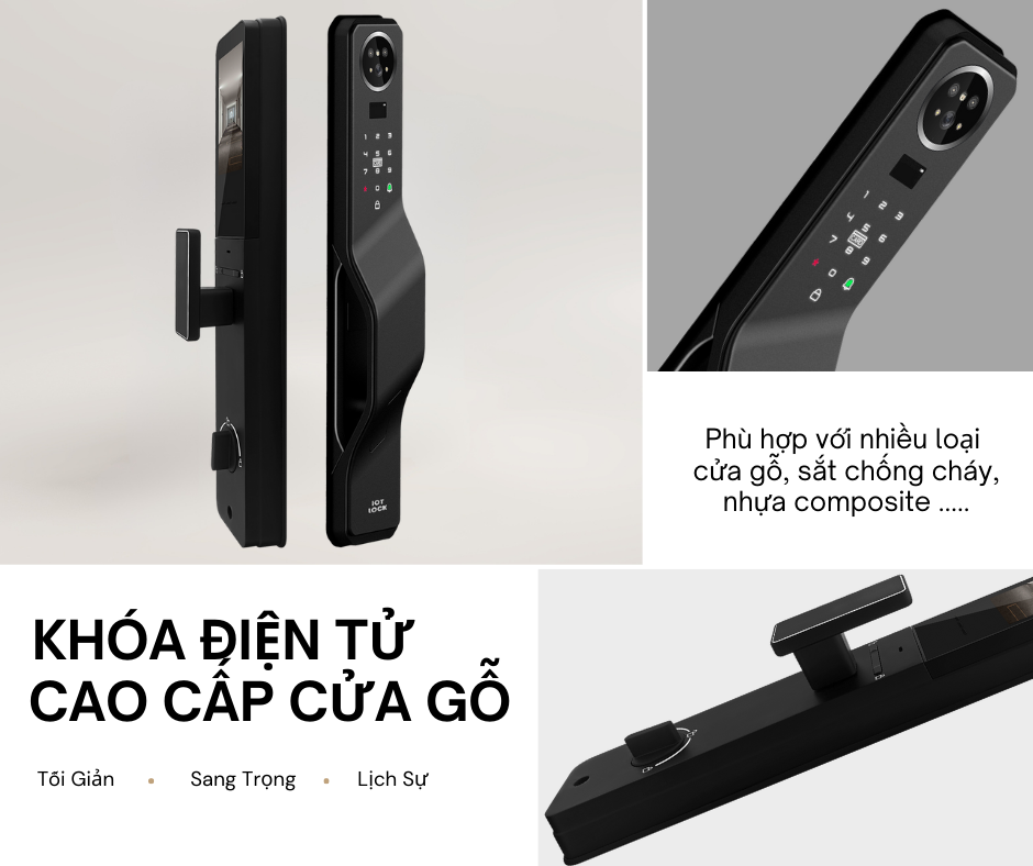 Khóa nhận diện khuôn mặt IOT LOCK VIP1D