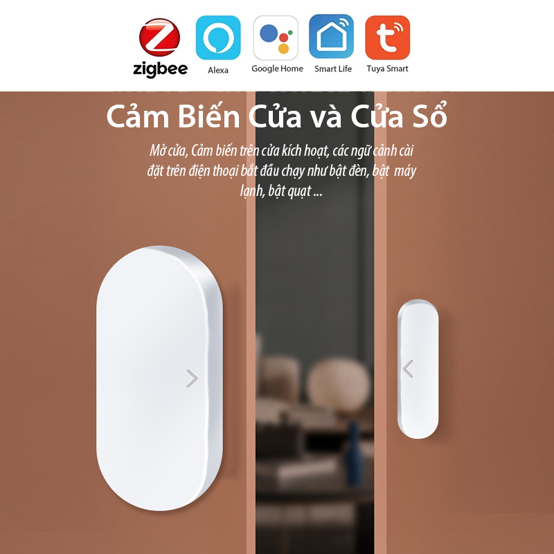 Cảm biến cửa đi và cửa sổ - phiên bản Zigbee