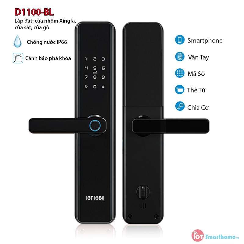 Khóa thông minh IOT LOCK D1100 Bluetooth