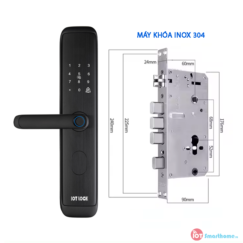 Khóa thông minh IOT LOCK D8100 Bluetooth