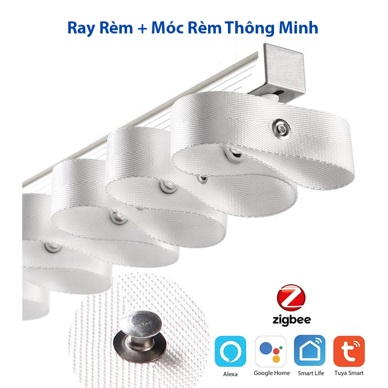 Bộ rèm thông minh cho cửa cong