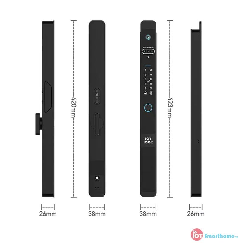 Khóa nhận diện khuôn mặt IOT LOCK VIP2A