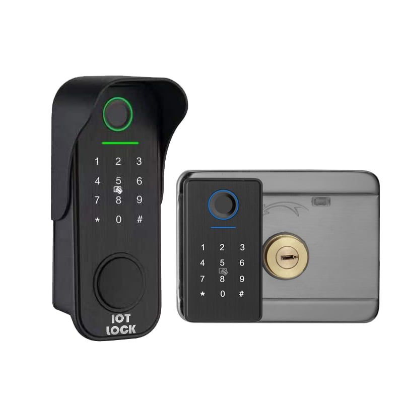 Khóa thông minh cao cấp IOT LOCK G20DF lắp đặt cho cửa cổng.