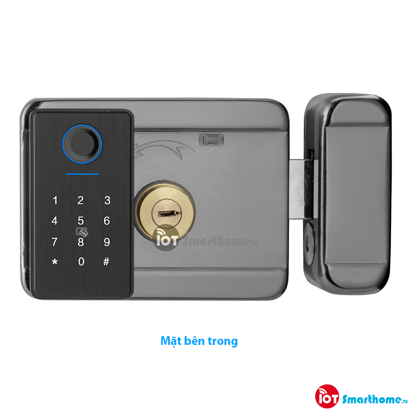 Khóa thông minh cao cấp IOT LOCK G20DF lắp đặt cho cửa cổng.