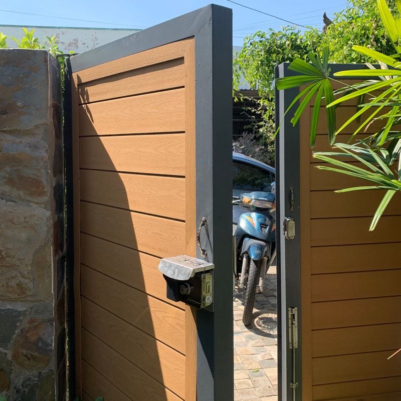 Khóa thông minh cao cấp IOT LOCK G20DF lắp đặt cho cửa cổng.