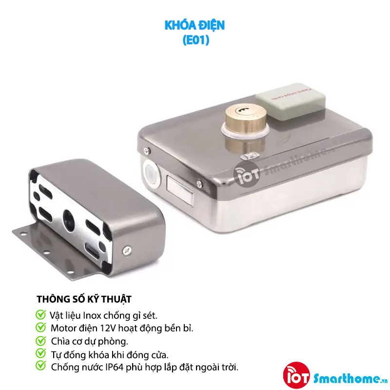 Khóa từ chuyên cửa nhà trọ  - Bản Bluetooth - Model: TT1